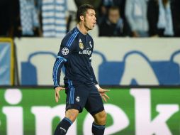 Cristiano Ronaldo superó a Raúl como máximo anotador blanco en la Champions League. EFE / A. Wilkund