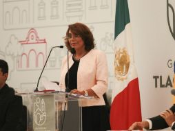 María Elena Limón agradeció a todos los que la favorecieron con el voto, especialmente a las mujeres. EL INFORMADOR / F. Atilano