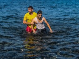 En septiembre, 168 mil refugiados cruzaron el Mediterráneo, la cifra mensual más alta registrada hasta ahora. EFE / F. Singer