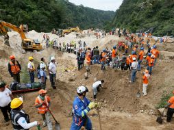 El deslave sorprendió a los vecinos en la oscuridad de la noche del jueves pasado. NTX / Cortesía