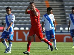 Juan Pablo Rodríguez abrió el marcador para Morelia. MEXSPORT / A. García