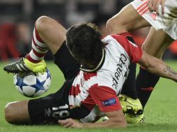 El jugador tapatío había preocupado a la afición mexicana por su lesión. AFP / ARCHIVO