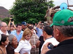 La gobernadora Claudia Pavlovich explicó que aún se realiza el levantamiento de información, sobre las posibles afectaciones. TWITTER / @claudiapavlovic