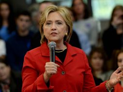 Clinton reitera su apoyo a una 'reforma migratoria integral' y un camino a la ciudadanía. AFP / D. McCollester