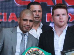 Saúl Álvarez resalta que tiene mentalidad ganadora. NTX / ARCHIVO