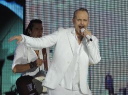 Miguel Bosé no visitaba Morelia desde hace 29 años. NTX / G. Salas