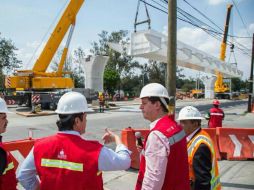 El gobernador del Estado, Aristóteles Sandoval estuvo presente en la instalación. TWITTER / @AristotelesSD