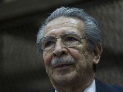 El exmandatario fue diagnosticado con demencia en agosto pasado, se libró de un nuevo juicio ordinario por genocidio. EFE / ARCHIVO