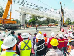 La ballena. Cada trabe tiene una longitud de 40 metros y un peso de 98 toneladas. EL INFORMADOR / F. Atilano