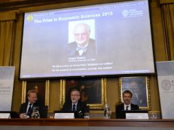 Es el último de los seis premios Nobel en anunciarse. Los galardonados recibirán unos 975,000 dólares y una medalla el 10 de diciembre. AFP / J. Nackstrand
