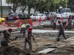 Ante las molestias, autoridades recuerdan que las obras son por el bien de la ciudad. EL INFORMADOR / R. Tamayo