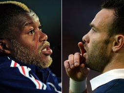 Mathieu Valbuena y Djibril Cissé compartieron equipo en Francia. AFP / D. Charlet