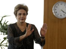 Rousseff enfrenta una delicada crisis política y una ofensiva de la oposición. EFE / F. Bizerra