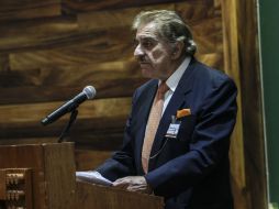 Gómez Vázquez agradeció el honor concedido por la institución por el proyecto desarrollado para la UP. EL INFORMADOR / F. Atilano