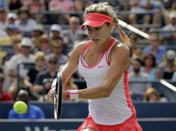 Tras su caída la canadiense debió renunciar a los torneos de Tokio y Wuhan. AP / ARCHIVO