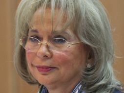 La ministra Olga Sánchez Cordero dice que el Presidente y el Senado deben colaborar en la equidad de género en la Corte. NTX / ARCHIVO