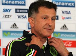 Juan Carlos Osorio fue presentado ayer como nuevo técnico de la Selección mexicana. NTX / F. García
