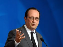 El presidente francés asegura que la intervención rusa no ha cambiado nada. AFP / A. Jocard