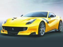 Único. Ferrari sólo fabricará 799 unidades para todo el mundo. El auto es un derivado del F12berlinetta. ESPECIAL / CORTESÍA