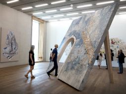 ''Bloodlines'', abierta al público hasta el 28 de febrero, recorre la historia de los movimientos sociales en los EU y el Caribe. EFE / C. Herrera