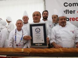 El pan fue horneado durante la Feria Mundial de Milán. AP / A. Calanni