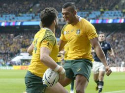 Los Wallabies lograron su pase a la siguiente ronda. EFE / W. Oliver