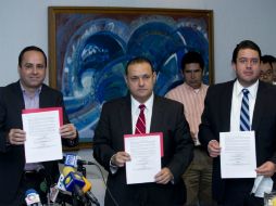 Imagen de la firma de convenio entre la STPS y la CNC. ESPECIAL / STPS