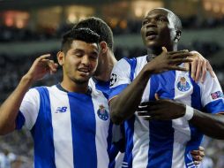 Los dragones se acercan a la siguiente ronda de la Liga de Campeones. EFE / F. Veludo