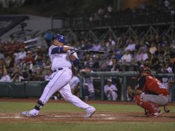 Japhet Amador conectó su tercer jonrón de la temporada, pero el pitcheo de Jalisco se cayó en la fatídica séptima entrada. EL INFORMADOR / F. Atilano