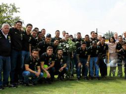 Directivos, cuerpo técnico y jugadores estuvieron presentes en el acto simbólico. TWITTER / @CF_America