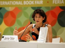 La narradora comentó que en el proceso creativo proviene también de una voz en donde busca algo. NTX / ARCHIVO