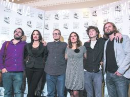 Va por todo. Plá (al centro de la fotografía) participa con su cinta en la categoría de Mejor película mexicana. NTX /