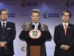 El mandatario indicó que los uniformados realizaban acciones de protección de los comicios. EFE / C. Carrión