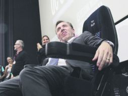 Tim ahora se siente tranquilo y ve un futuro interesante en su carrera. En su presentación dentro del FICM bromeó por unos instantes. EL INFORMADOR / F. González