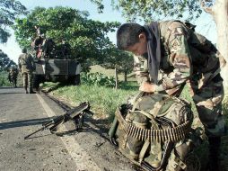 El ELN sostuvo que en su poder se encuentran los soldados Andrés Felipe Pérez y Antonio Rodríguez Clayder. AFP / ARCHIVO