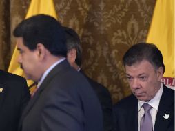 Santos canceló todas las reuniones programas para reunirse con Maduro en agosto por el cierre de la frontera. AFP / ARCHIVO