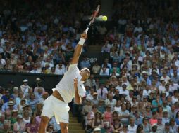 En el segundo episodio, Federer sólo perdió un punto con su primer servicio. TWITTER / rogerfederer
