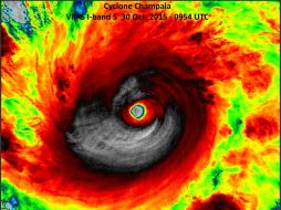 El ciclón generará vientos de hasta 230 kilómetros por hora en la región. ESPECIAL / NOAA - NASA