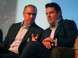 El gobernador de Jalisco, Jorge Aristóteles Sandoval, en el Foro Global Agroalimentario. EL INFORMADOR /