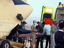 Los cuerpos están siendo trasladados hasta el aeropuerto militar de Kebrit en Egipto. EFE / Especial