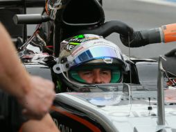 Se espera que ''Checo'' se suba al podio del Gran Premio de México. AP / C. Palma