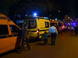 El grupo Estado Islámico se atribuyó la caída del avión ruso Metrojet en la península egipcia del Sinaí. AFP / M. El-Shahed