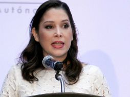 Ximena Puente de la Mora, comisionada presidenta del INAI. NTX / ARCHIVO