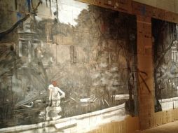 La exposición tiene como tema principal el paisaje urbano, con el inconsciente y con imágenes que se crean en los sueños. NTX / E. Franco