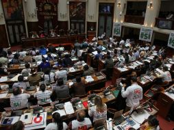 Hubo grupos a favor y en contra de dicha reforma constitucional. EFE / M. Alipaz