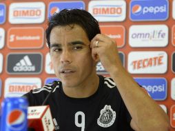 El ariete rojiblanco Omar Bravo fue claro al señalar que todo va bien para seguir defendiendo los colores del equipo que lo vio nacer. MEXSPORT / A. Macías
