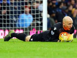 Guzan cuidó su arco del ataque de los Citizens. EFE / T. Keeton