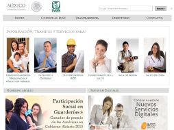 Los usuarios pueden ingresar a la página del Imss para realizar varios trámites. ESPECIAL / www.imss.gob.mx/