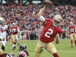 Blaine Gabbert lanzó dos pases de anotación a Garrett Celek en el segundo cuarto. AP / M. Sanchez