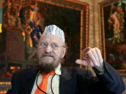 Imagen que muestra a Ernst Fuchs durante una entrevista en su casa en Viena. EFE / R. Schlager